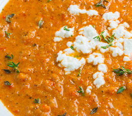 Bell Pepper Cauliflower Soup