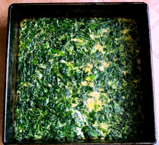 No Carb Spinach Bread