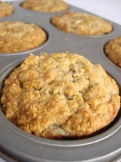 Cinnamon Maple Oatmeal Muffins