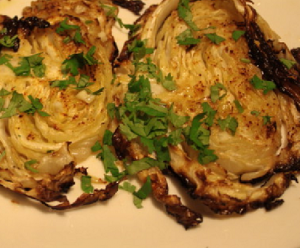 Roasted Cabbage Wedges