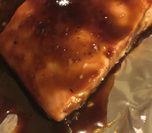 Salmon with Soy sauce