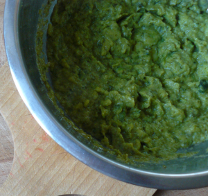 Smashed Zucchini Paste