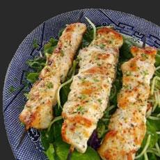 Garlic Chicken Kabobs
