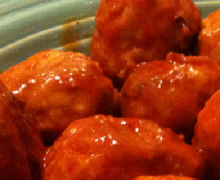 Buffalo Chicken Meatballs