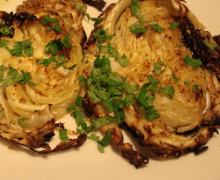 Roasted Cabbage Wedges