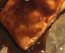 Salmon with Soy sauce