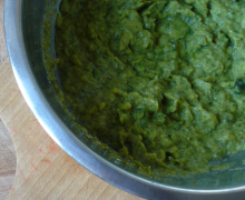 Smashed Zucchini Paste