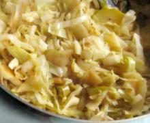 cabbage and apple