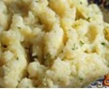 mashed cauliflower